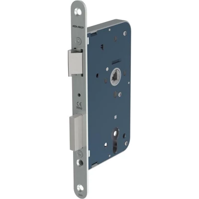 Afbeelding van ASSA ABLOY 2420 Deurslot DM60mm PC72mm krukgat 8mm voorplaat staal gelakt 20x235mm afgerond DR 1+3/2+4 7962006