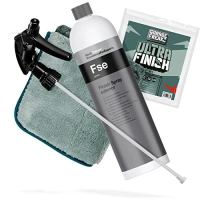 Afbeelding van detailmate Bundle Koch Chemie Finish Spray Exterior 1L, Quick Detailer + Nuke Guys sproeikop Made by Canyon 260mm (+ Towel)