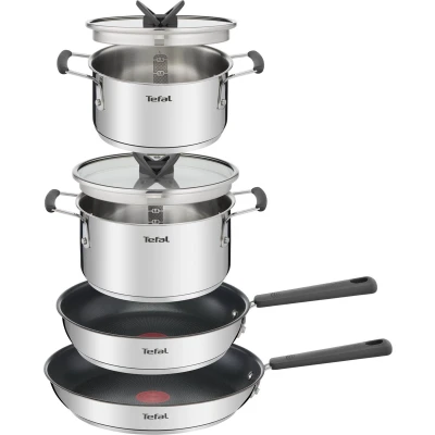 Afbeelding van Tefal Opti&#039;Space Pannenset 4 delig Inductie