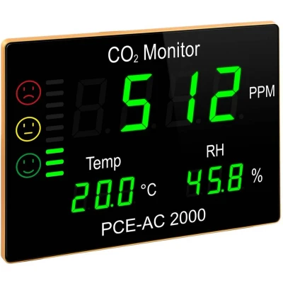 Afbeelding van PCE Instruments CO₂ meter Temperatuur, Vochtigheid, Koolstofdioxide
