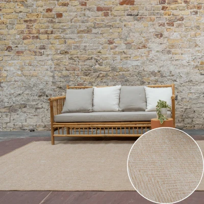 Afbeelding van Jute buitenkleed Naturel Lines Interieur05 Beige Polypropyleen 240 x 340 (XL)
