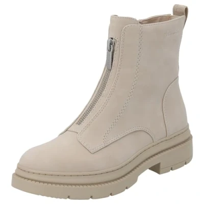 Afbeelding van Tamaris Online Exclusive Enkellaarsjes met plateauzool, Dames, Maat: 36, Shell Hoogwaardig imitatieleer