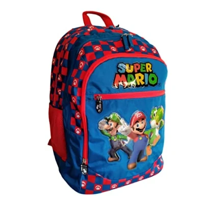 Afbeelding van Super Mario Rugzak, Mushroom Kingdom 43 x 32 23 cm Polyester