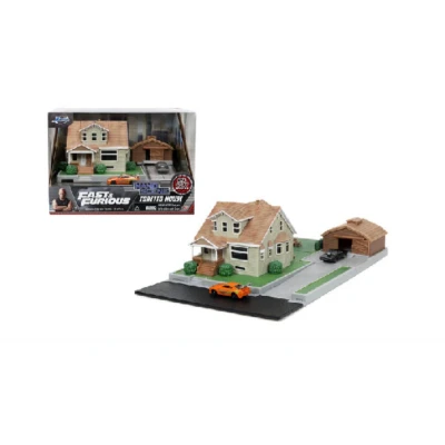 Afbeelding van Fast &amp; Furious Nano Toretto House met 2 auto&#039;s