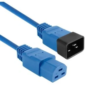 Afbeelding van ACT Netsnoer C20 C21 IEC60320 blauw 3 m