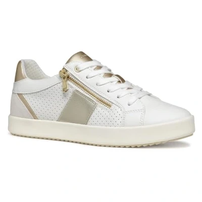 Afbeelding van Geox D Blomiee Sneakers laag, Dames, Maat: 39, white off Leer/ synthetisch