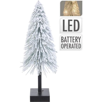Afbeelding van Kunstkerstboom met sneeuw 40 centimeter (LED, Binnen)