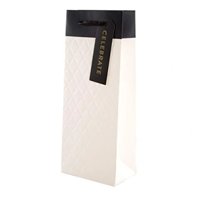Afbeelding van Hallmark Fles tas voor meerdere gelegenheden reliëf &#039;gewatteerd&#039; ontwerp.