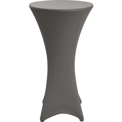 Afbeelding van Beautissu Statafelhoes Stella Ø 60 cm statafelrok voor statafel feest decoratie geschikt horeca feestversiering stretch elk tafel blauw