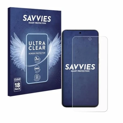 Afbeelding van Savvies (18 Stuks) Schermbeschermer voor Samsung Galaxy S24 FE Screen Protector Ultra Transparant