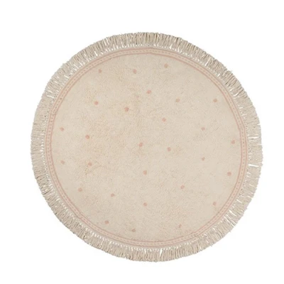 Afbeelding van Tapis Petit Vloerkleed Emma Dots Pink