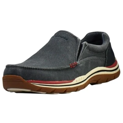 Afbeelding van Skechers Verwacht Avillo Mocassin voor heren, marineblauw, 47.5 EU