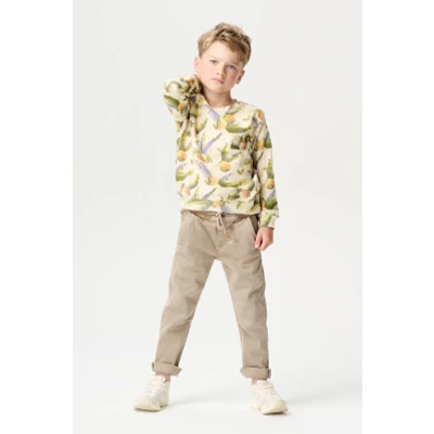 Afbeelding van Sweater Lugoff Tropical pattern Off white 134
