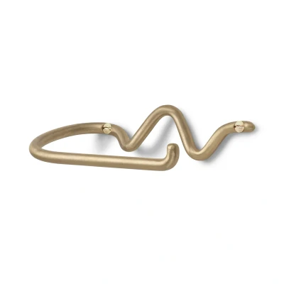 Afbeelding van Ferm LIVING Curvature WC rolhouder Goud