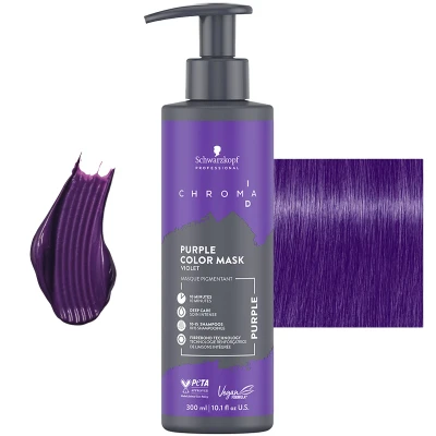 Afbeelding van Schwarzkopf Chroma ID Color Mask Purple 300 ml