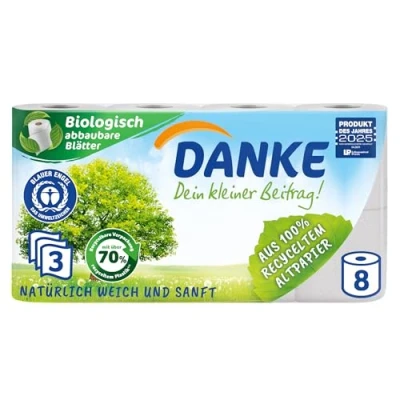 Afbeelding van Danke Toiletpapier 56 stuks, 7 x 8 rollen, 3 lagen