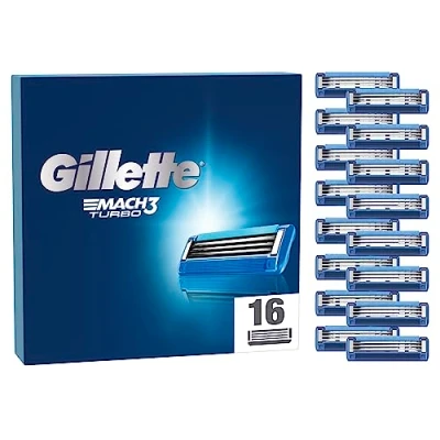 Afbeelding van Gillette Scheermesjes Mach3 Turbo 16 stuks