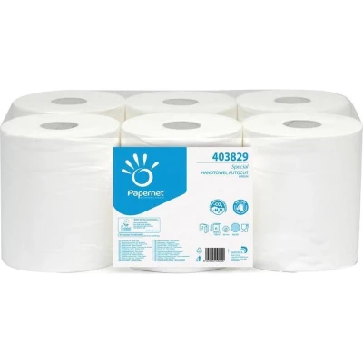 Afbeelding van Papernet Handdoekrol Special, 2 laags, 140 Meter, Pak Van 6 Rollen Handdoek