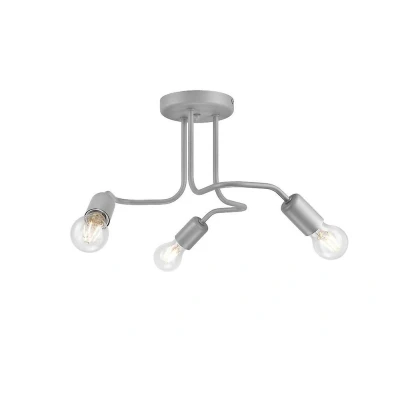 Afbeelding van Lamkur Plafondlamp Joiy, verdeeld, 3 lamps, grijs