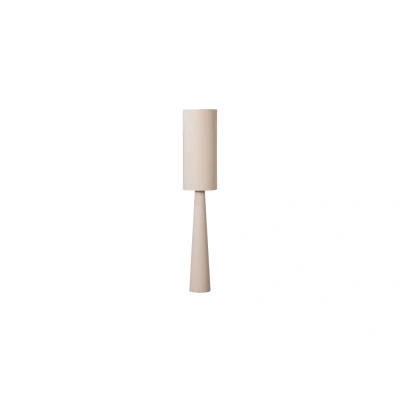 Afbeelding van Woood Loft Vloerlamp XL Metaal/Bouclé Naturel 187xØ35cm