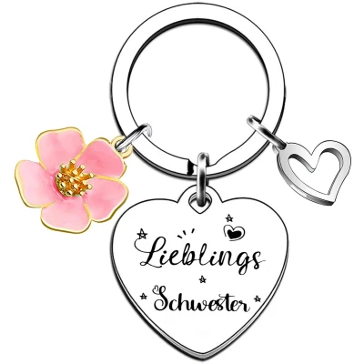 Afbeelding van EFNHJF5 Cadeau voor vrouwen Persoonlijke sleutelhanger Bedankcadeaus moeder, vriendin, tante, zus en collega, cadeaus verjaardagen, Moederdag, huwelijksjubileum, Kerstmis