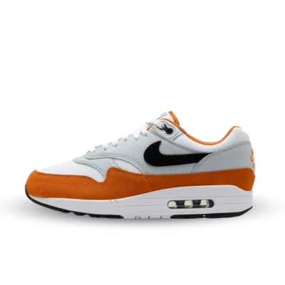 Afbeelding van Nike Sportswear AIR MAX 1 Sneakers laag, Heren, Maat: 38.5, White/black/monarch Leer en textiel