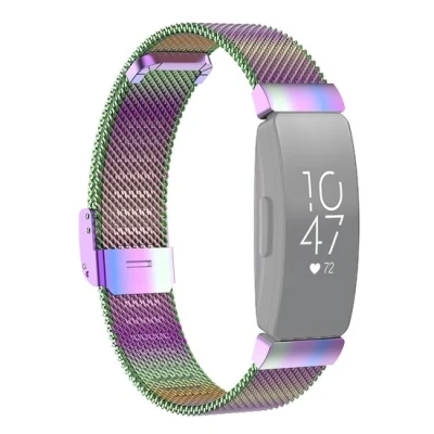 Afbeelding van Fitbit Inspire Milanese bandje met gesp Maat: Large Multi