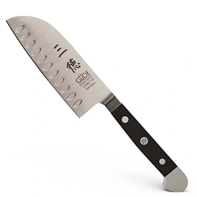 Afbeelding van Santoku Messer Kulle Serie Alpha POM schw. Länge: 14cm von Güde
