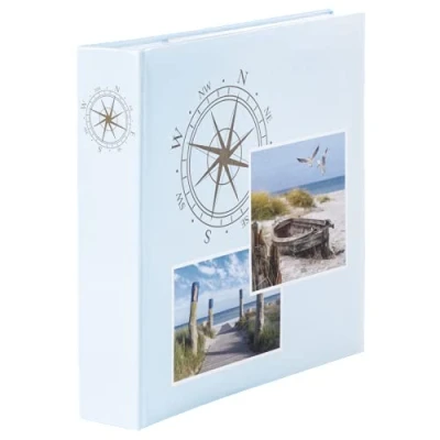 Afbeelding van Hama Memo Compass album, 100 pagina&#039;s, max. 200 foto&#039;s à 10 x 15 cm, meerkleurig, standaard