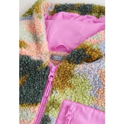 Afbeelding van Next Fleece jas gemengde kleuren