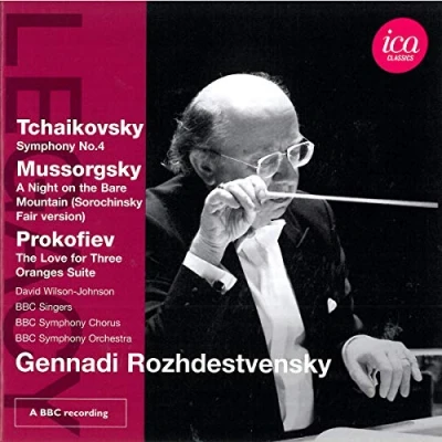 Afbeelding van BBC Symphony Orchestra, Gennadi Rozhdestvensky Tchaikovsky: No.4/Mussorgsky: Night On The Bare Mountain (CD)