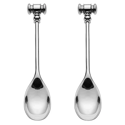 Afbeelding van Alessi Eierlepels Dressed MW20S2 2 stuks door Marcel Wanders