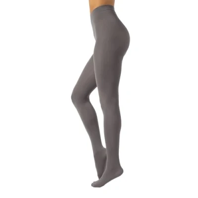 Afbeelding van CALZITALY Ondoorzichtige panty van microvezel, zwart, rood, wit, groen, oranje, roze, blauw S, M, L, XL, XXL, 3XL, 4XL 80 DEN Made in Italy, Grijs, M