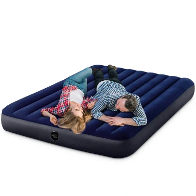 Afbeelding van Intex Dura Beam Classic Downy Queen Luchtbed Kleurloos Luchtbedden