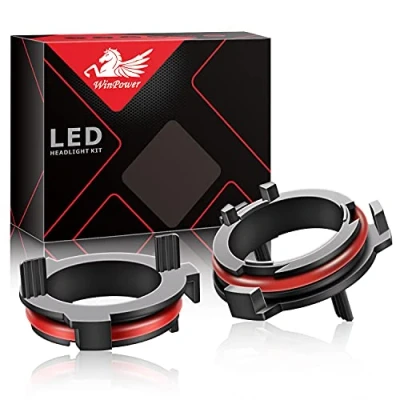 Afbeelding van WinPower H7 LED Lamp Base Clips Adapter Houder Ondersteuning Socket Conversie Accessoires, 2 Stuks