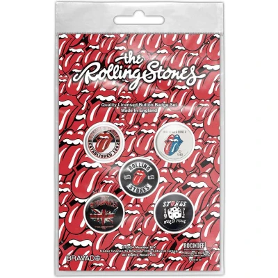 Afbeelding van The Rolling Stones Tour Collection Badge/button Set van 5 Multicolours