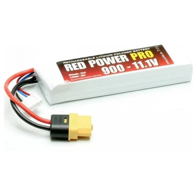 Afbeelding van Red Power LiPo accupack 11.1 V 900 mAh 60 C Softcase XT60