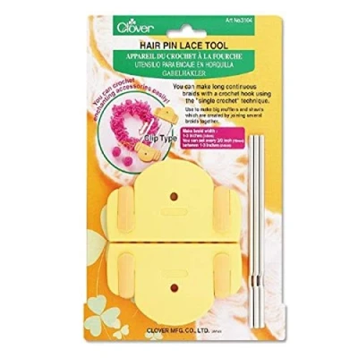 Afbeelding van Clover Haarspeld Lace Tool, Geel, 1