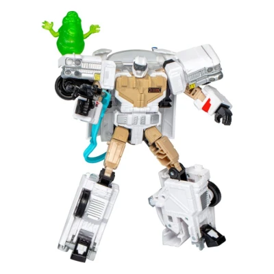 Afbeelding van Transformers x Ghostbusters Action Figure Ectotron Ecto 1 18 cm