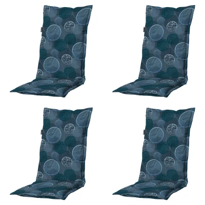 Afbeelding van Madison Kussen hoog 50x123 Circle blue 4 stuks