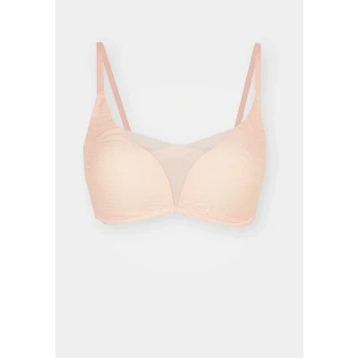 Afbeelding van Triumph Shape Smart Ellipse Tshirt BH, Dames, Maat: 100A 110C, Neutral beige