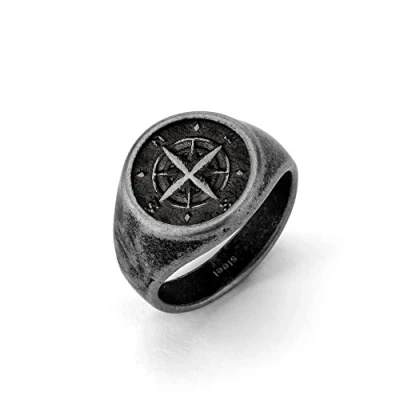 Afbeelding van Fynch Hatton Ring, Heren, Maat: 60, Gun