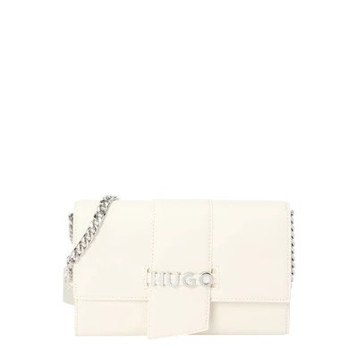 Afbeelding van HUGO Schoudertas Koppeling Mel 2.0 Clutch Cream White Crème