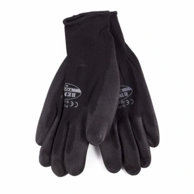 Afbeelding van Benson PU Flex Werkhandschoenen Zwart, Maat 10 (XL) Optimale Grip en Comfort