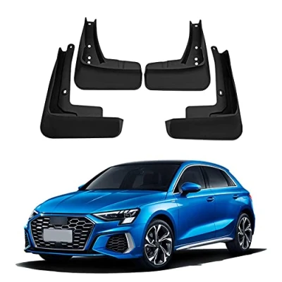 Afbeelding van 4 Stuks Auto Spatlappen Splash Guards Voor Audi A3 Sport 2021 2023 Achter Wiel Spatbord Bescherming Accessoires