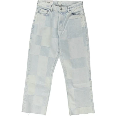 Afbeelding van Mustang Style Brooks 7/8 Straight leg jeans, Dames, Maat: 28x32, Blau