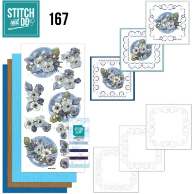 Afbeelding van Stitch and Do 167 Amy Design Awesome Winter Flowers