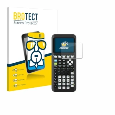 Afbeelding van BROTECT Screenprotector voor Texas Instruments TI 84 Plus CE T Python Folie Beschermfolie Beschermglas transparant