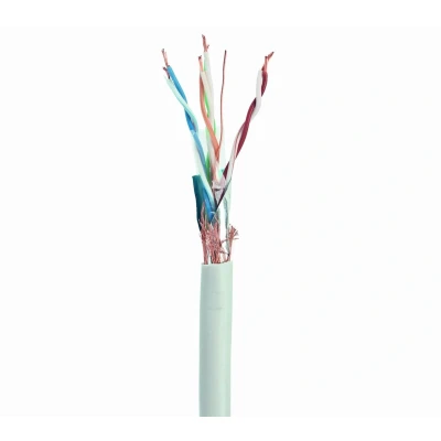 Afbeelding van SFTP Cat5E Lan kabel, soepel, 305 meter