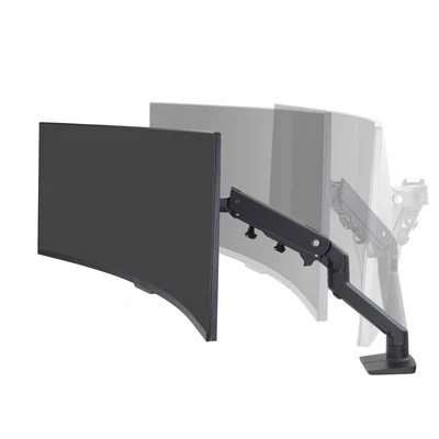 Afbeelding van Ergotron HX Monitorarm voor bureaubevestiging met HD Pivot Zwart 45 647 224